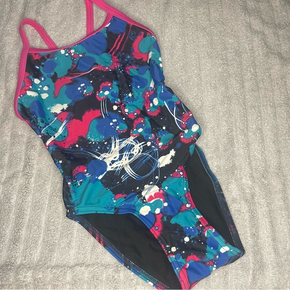 Sporti Thin Strap One Piece Swimsuit Youth - Picture 1 of 6